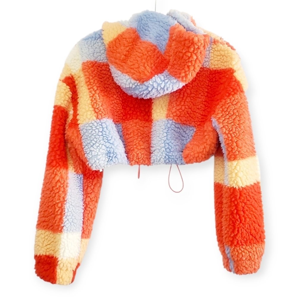 Daily Practice by Anthropologie Faux Shearling Crop Zip-Up Jacket - Picture 3 of 12